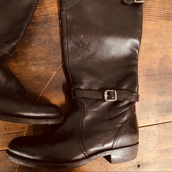 Frye Phillip Riding Boot in Black - Picture 2 of 5